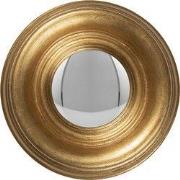 Clayre & Eef Spiegel Ø 21 cm Goudkleurig Hout