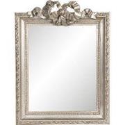 Clayre & Eef Spiegel 25x34 cm Zilverkleurig Hout