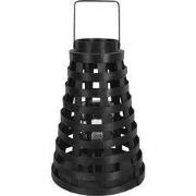 Clayre & Eef Windlicht Ø 28x40 cm Zwart Hout