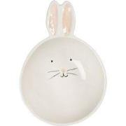 Clayre & Eef Soepbord 11x27x3 cm Beige Keramiek Konijn