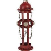 Clayre & Eef Wijnrek 14x15x41 cm Rood Metaal