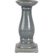 Clayre & Eef Kandelaar 25 cm Grijs Keramiek