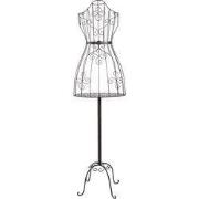 Clayre & Eef Paspop Dames Verstelbaar 152 cm Bruin Metaal