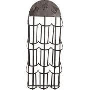 Clayre & Eef Wijnrek 30x18x83 cm Zwart Metaal