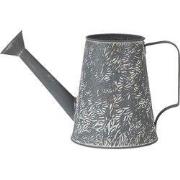 Clayre & Eef Decoratie Gieter 14x14x17 cm Grijs Metaal