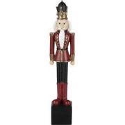 Clayre & Eef Beeld Notenkraker 27 cm Rood Kunststof