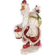 Clayre & Eef Beeld Eend Wit Rood Kunststof