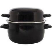 OTIX Mosselpan - Mosselpot - Inductie - Alle Warmtebronnen - Zwart - E...