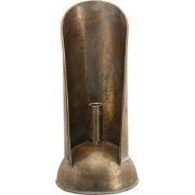 Clayre & Eef Kandelaar Ø 16x35 cm Koperkleurig Metaal