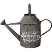 Clayre & Eef Decoratie Gieter 47x18x38 cm Grijs Metaal