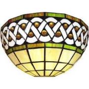 Lumilamp Wandlamp Tiffany 31x15x21 cm Beige Glas