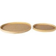 Clayre & Eef Serveerschalen Set van 2 Bruin Hout