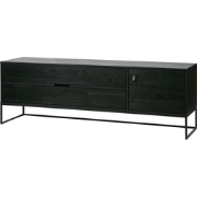 WOOOD Silas Tv Meubel - Essen - Blacknight - 60x180x44