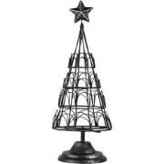 Clayre & Eef Kaarthouder Ø 12x31 cm Zwart Metaal