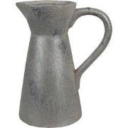 Clayre & Eef Vaas 20x13x25 cm Grijs Keramiek