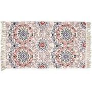 Clayre & Eef Vloerkleed 140x200 cm Blauw Rood Katoen