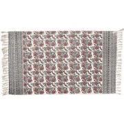 Clayre & Eef Vloerkleed 140x200 cm Rood Wit Katoen