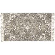 Clayre & Eef Vloerkleed 140x200 cm Grijs Groen Katoen