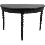 Clayre & Eef Sidetable 120x60x80 cm Zwart Hout