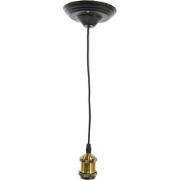 Lumilamp Snoerpendel 150 cm Goudkleurig Zwart Kunststof