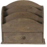 Clayre & Eef Brievenhouder 33x13x31 cm Bruin Hout
