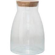 Clayre & Eef Voorraadpot Ø 18x26 cm Glas