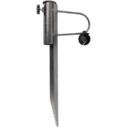 HIXA Parasolpen - Parasolharing - Parasolboor - Zwart - 42 x 19 x 3.5 ...