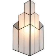 Lumilamp Wandlamp Tiffany 36x4x21 cm Wit Glas