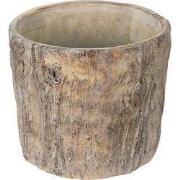 Clayre & Eef Bloempot 29x29x26 cm Bruin Grijs Steen