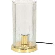 Clayre & Eef Tafellamp Ø 15x27 cm Goudkleurig Glas