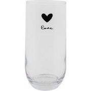 Clayre & Eef Waterglas 280 ml Glas Hart