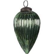 Clayre & Eef Kerstbal Ø 6 cm Groen Glas