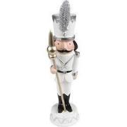 Clayre & Eef Beeld Notenkraker 18 cm Wit Kunststof