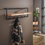 Hoyz - Kapstok Edge met 6 haken - Grijs - Wandkapstok