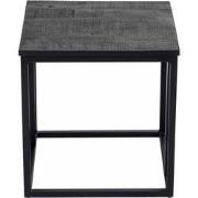 Kick bijzettafel Anna 45x45cm - Zwart