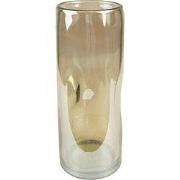 Clayre & Eef Vaas Ø 9x23 cm Groen Glas