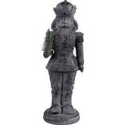 Clayre & Eef Beeld Notenkraker 32 cm Grijs Kunststof