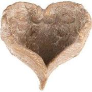 Clayre & Eef Bloempot 23x25x10 cm Goudkleurig Steen