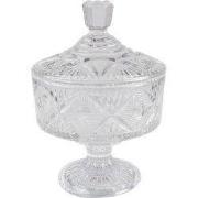 Clayre & Eef Glazen potje Ø 12x17 cm Glas