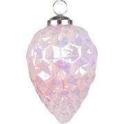 Clayre & Eef Kerstbal Ø 6 cm Roze Glas