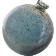 Clayre & Eef Vaas Ø 13x13 cm Grijs Glas