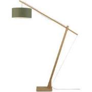 Vloerlamp Montblanc - Bamboe/Groen - 175x47x207cm