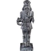 Clayre & Eef Beeld Notenkraker 47 cm Grijs Kunststof