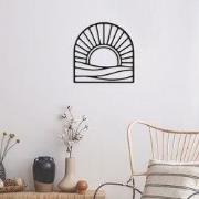 By WOOM -Framed 28,5 x 28,5cm Sun & sea