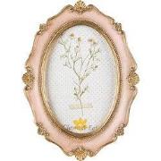 Clayre & Eef Fotolijst 10x15 cm Roze Polyresin