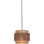 Hanglamp Bhutan - Bamboe/Zwart - Ø25cm