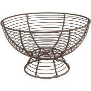 Clayre & Eef Opbergmand Ø 25x14 cm Bruin IJzer