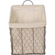 Clayre & Eef Opbergmand 23x9x37 cm Bruin Beige IJzer