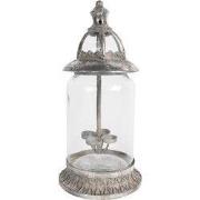 Clayre & Eef Windlicht 44 cm Zilverkleurig IJzer
