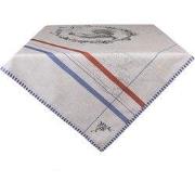 Clayre & Eef Tafelkleed 100x100 cm Beige Katoen Haan